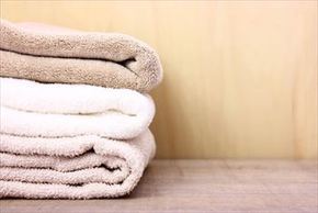 洗たく前のタオルで毎日洗面台の拭き掃除