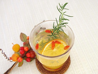 ドライフルーツホットドリンク