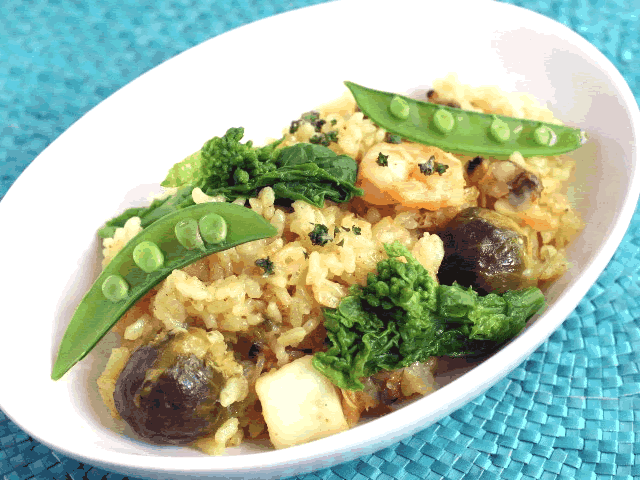 春野菜のカレーピラフ