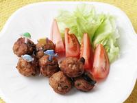 なす入りスパイシーミートボール