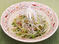 水菜と大根の中華風しょうがあえ