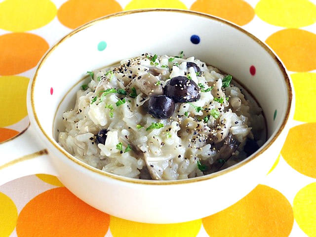 きのこのリゾット