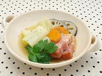 白ねぎとベーコンのポトフ