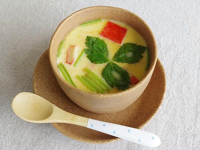 レンジDEかにかま茶碗蒸し