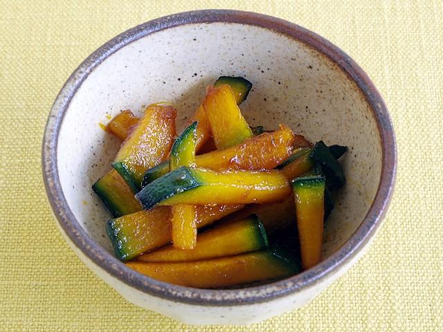 かぼちゃの甘辛炒め