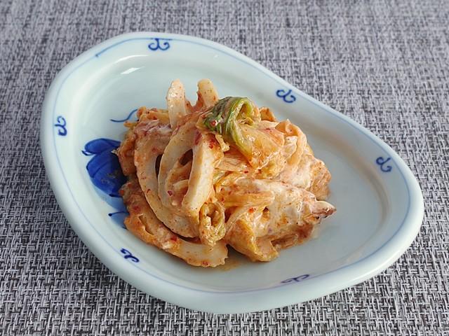 ちくわのマヨキムチ和え