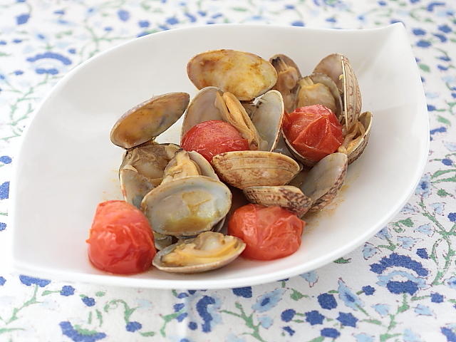 あさりのカレー焼き