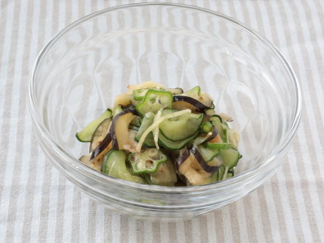 夏野菜のさっぱり和え